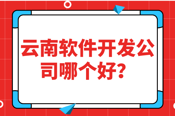 云南软件开发公司哪个好？