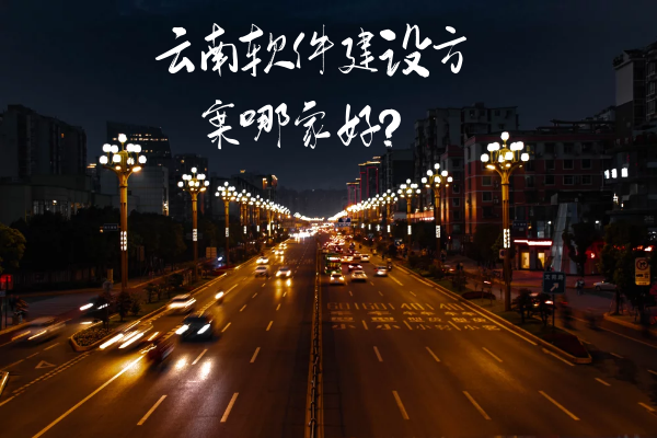 云南软件建设方案哪家好？